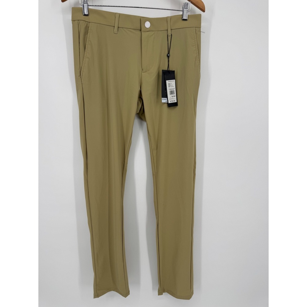 Kenneth Cole‎ Golf Mens Performance Pants 32/32 Classic Khaki K09E49CKH1 NWT